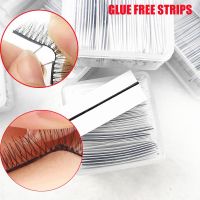 Women Reusable Longlasting Fashion Glue free False Eyelashes Strip Hypoallergenic Eye Makeup Tools Self adhesive