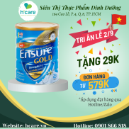 Sữa bột Abbott Ensure Gold Vani ít ngọt 400g - Dinh dưỡng đầy đủ