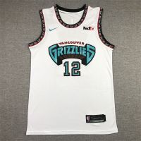 Nba Grizzlies ฤดูกาลใหม่หมายเลข12เสื้อเจอร์ซีย์ปักชุดบาสเก็ตบอลการแข่งขันทีมชุดชุดบาสเก็ตบอลเสื้อกล้ามกีฬา