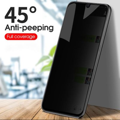 Privacy Tempered Glass for Huawei Y9 Y6 prime Y7 2019 Y5 2018 Anti Peep spy Screen Protector for Huawei Honor 10 Lite 7A Pro 7C