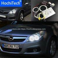 Hochitech ชุดดวงตาแองเจิล CFL แบบไฟหน้าสว่างพิเศษแสงสว่างสำหรับ Opel Vectra C Caravan 2005 2006 2007 2008