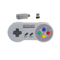 Wireless Gamepads 2.4GHZ Joypad Joystick Controller for SNES Super Nintendo Classic MINI Console remote Accessories