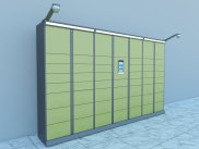 Smart Locker Cabinet for Apartment Building Shipper play area