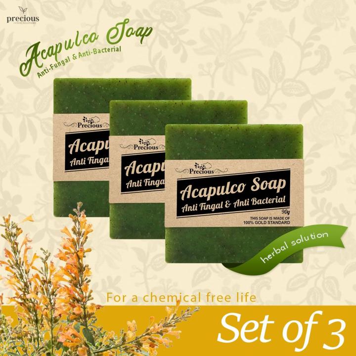 Precious Herbal Solutions 100% Organic Acapulco/Akapulko Soap for Skin ...