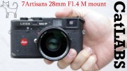 Trả góp 0%Ống kính 7Artisans 28mm F1.4 for Leica M và Sony Full-Frame FE