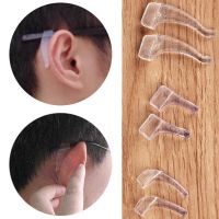 10 Pair High Quality Transparent Anti Slip Glasses Clear Silicone Ear Hooks Eyeglasses Grip Soft &amp; Light Temple Holder Accessory Eyewear case