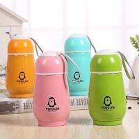 Penguin stainless steel water bottle แก้วเพนกวิน 300 ml แก้วสแตนเลส แก้วฉนวนกันความร้อนสแตนเลส แก้วเก็บความร้อน แก้วเก็บความเย็น 4 สี กระติกน้ำ