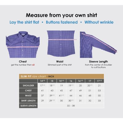 【Slim Fit】Point Collar Fine Line Mens Business Long Sleeve Shirt 100 cotton