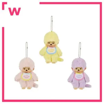 Rabbit IRASUTOYA x Monchhichi Keychain - Monchhichi