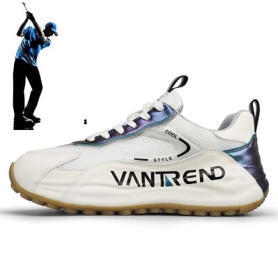 Mens and Womens Professional Golf Shoes Mesh Breathable Golf Shoes Mens Outdoor Training Golf Shoes