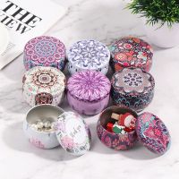 Drum-shaped Jewelry Candy Cookie Box Festive Party Supplies Rose Tea Pot Tin Box Small Fresh Home Garden Personality Jewelry Box Storage Boxes