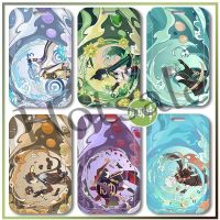 【hot sale】 ┋ B11 Anime Cartoon Genshin Impact Zhongli Kunikuzushhi Hutao Ins New Version Student School Access Card Meal Card Personal ID Card Holder