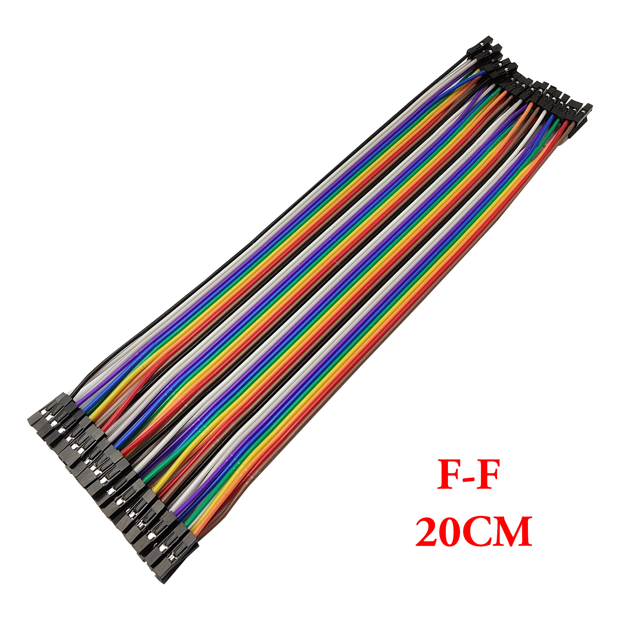 Arduino 10x Cables Dupont 20cm Femelle/Femelle pour BreadBoard Arduino Raspberry Pi 