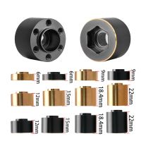 4Pcs Brass Weights Wheel Hex Hub Widen Adapter for 1/10 RC Crawler 1.9 2.2Inch Wheels Rim Axial SCX10 TRX4