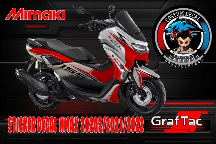Sticker Decal NMAX New Stiker Striping Full Body variasi sticker