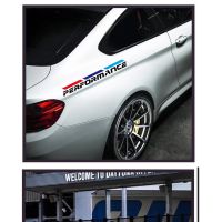 2ชิ้น/ล็อตประสิทธิภาพด้านหลัง Fender สติกเกอร์ติดรถยนต์ Decals สำหรับ BMW M3 M5 E30 E34 E46 E39 E36 E90 E60 F30 F10 F20 E53 E38 E70 E91 E87 X5 X3 E92 X1 X6