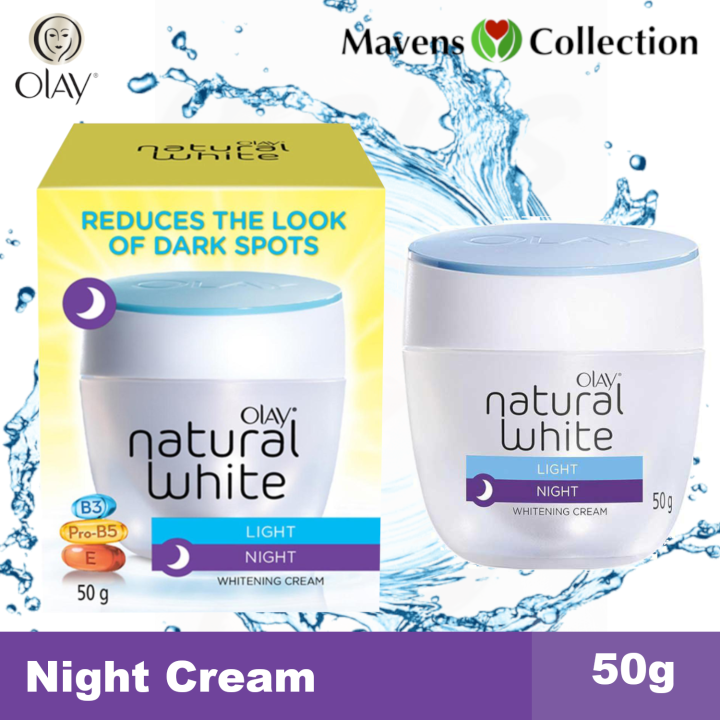 ( January 2024 Expiration Date ) Olay Natural White Light Night Cream