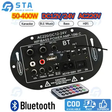 Ac 220v 12v 24v Digital Bluetooth Amplificador estéreo placa