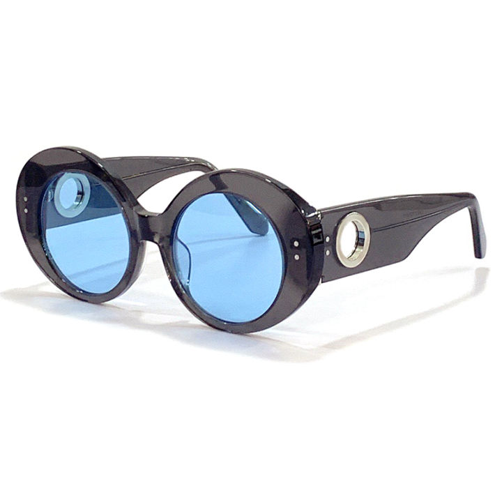 หญิงแว่นกันแดดหญิงรอบแบรนด์หรูออกแบบวินเทจกลางแจ้งหญิงขับรถแว่นตา-o-culos-de-sol