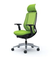 OKAMURA เก้าอี้รุ่น SYLPHY EXTRA HIGH BACK, ALUMINIUM BASE, LIME GREEN เก้าอี้ทำงาน เก้าอี้สำนักงาน Ergonomic Chair