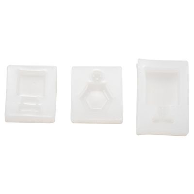 3 Pcs Perfume Bottle Epoxy Resin Shape Mold, Pendant Clay Silicone Mold with Jewelry Molds,Earring Necklace Making and DIY Craft Making