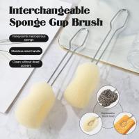 Creative Cleaning Brush Reusable Replaceable Brush Brush Sponge Head Cup G9I9