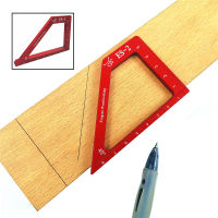 Woodworking Scribing Ruler Mark Line Gauge 4590 Degree Carpenter Triangle Ruler Measuring Tools