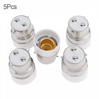 【YF】◈  5pcs 5A 0-250V B22 to E14 Bulb Base Converter Lamp Socket Holder Suitable for Lighting