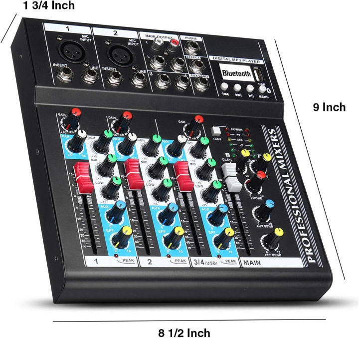 boytone-bt-34mx-professional-audio-mixer-sound-board-console-system-interface-4-channel-digital-usb-bluetooth-digital-mp3-computer-input-48v-phantom-power-stereo-dj-studio-streaming-fx-processor