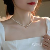 Vivienne Westwood NGBB Light luxury freshwater pearl necklace for women 2023 new popular style simple high-end clavicle chain niche design necklace