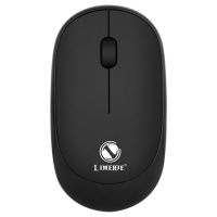 LIMEIDE Q6 Wireless Mouse 2.4G Computer Mouse Ergonomic Ultra Thin Mouse Portable Office Mouse for Laptop / Desktop