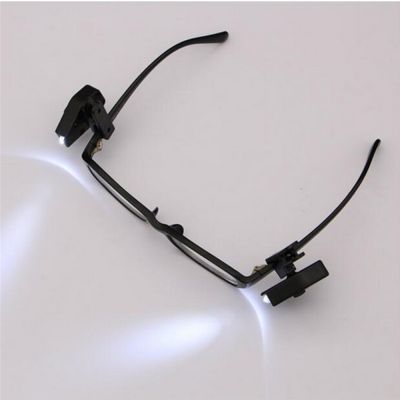 2pcs Mini Flexible Book Reading Lights Night Light For Eyeglass And Tools Universal Portable Mini LED Eyeglass Clip On Book