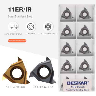 DESKAR 11ER AG55 A60 LDA 11IR AG55 A60 LDA 11ER AG55 A60 11IR AG55 A60 LDC Thread CNC Insert Carbide Tool ผลิตภัณฑ์คุณภาพสูง