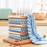 【cw】5 Pcslot Micro Fiber Cleaning Cloth Rags Home Kitchen Towels Strong Water Absorption Dish Washing Gadget Multifunction Towels 【hot】