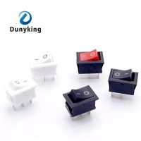 5/10Pcs Push Button Switch 10x15mm SPST 3Pin 3A 250V KCD11 Snap-in on/Off Mini Rocker Switch 10MM*15MM Black Red and White