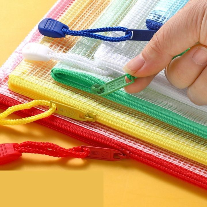 กระเป๋าซิป-กระเป๋าดินสอ-ขนาด-a5-a6-ซอง-ถุง-สุ่มสี-สีสันสดใส-ใส่เครื่องเขียน-สิ่งของต่างๆ-กันน้ำ-มีหลายขนาด-jbr-life-room