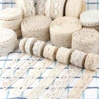 [HOT!] New Selling High Quality Trim Lace Ribbon 10 Yards/Lot Cotton Material Embroidered Lace For Sewing Home DIY Accessories