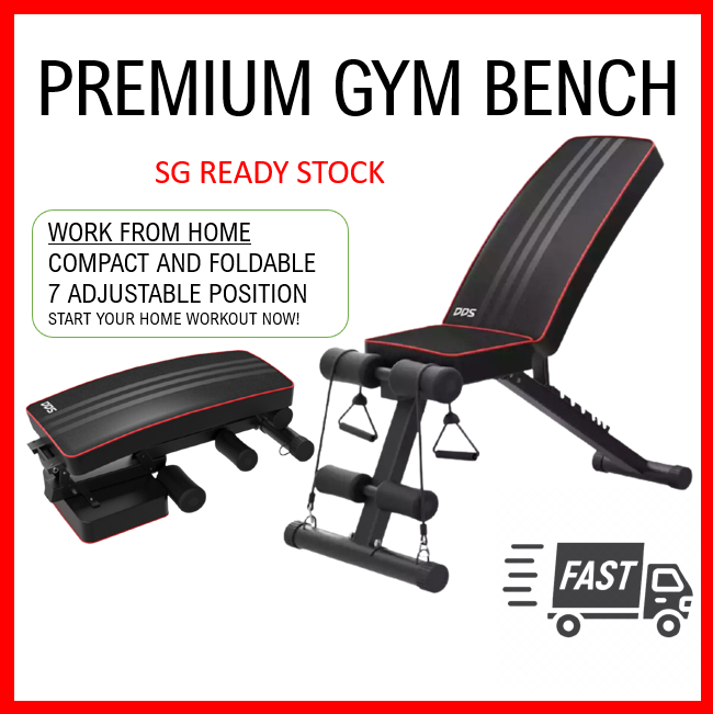 🔥SG Ready Stock🔥 Home Workout Bench Foldable Dumbbell Gym Bench with