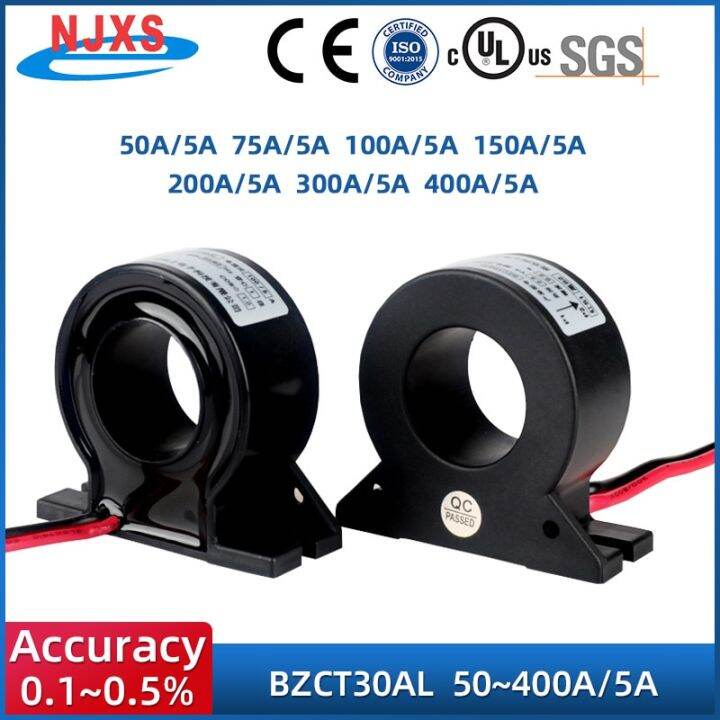 AC CT Current Sensor Supplier BZCT30AL 50 75 100 150 200 300 5 0.5 ...