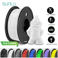 SUNLU PLA ไส้หลอด3D 3D 250G,ปากกาเติม1.75MM ไม่มีฟองไม่มีการอุดตันเป็นมิตรกับสิ่งแวดล้อมสีสว่าง