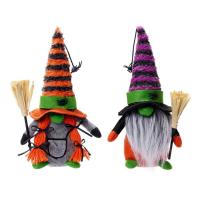Halloween Gnomes Halloween Gnome Decor Stuffed Doll Knitting Crafts To Add Halloween Atmosphere Delicate Workmanship Wearable Pendant for Table Bookshelf Sofa well-liked