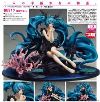 Model โมเดล Figure ฟิกเกอร์ จากการ์ตูนเรื่อง Vocaloid Project Diva โวคาลอยด์ โปรเจกต์ดีวา Hatsune Miku ฮัตสึเนะ มิกุ Deep Sea Girl 1/8 ผู้หญิงใต้ทะเลลึก Ver Anime อนิเมะ การ์ตูน มังงะ คอลเลกชัน ของขวัญ จากการ์ตูนดังญี่ปุ่น New Collection ตุ๊กตา manga