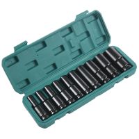 10Pcs 8-24Mm 1/2 inch Drive Deep Impact Socket Set Heavy Metric Garage Tool For Wrench Adapter Hand Tool Set