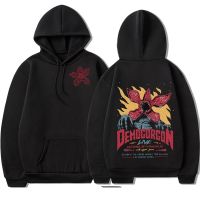 New Cannibal Flower Monster Print Mens Hooded Sweatshirt Streetwear Stranger Things Eddie Munson The Demogorgon Pullover Hoodie Size XS-4XL