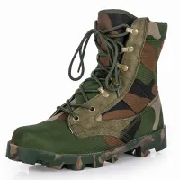 Mens Breathable Anti Smashing Protective Army Boots Men Desert Camouflage Military Boots Anti Slip