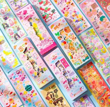 6pcs/set Anime Stickers DIY Hand Account Scrapbooking Stickers Random Kid  Gift | eBay