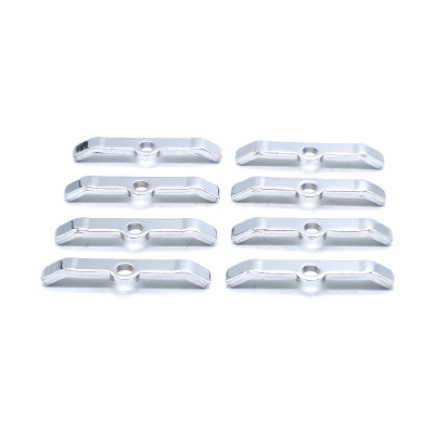 Car Chrome 3 Inch Valve Cover Spreader Bars Fixed Tabs for Chevy SBC 283 305 327 350 Car Parts