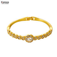 Korozo โลหะสร้อยข้อมือเพชรใหม่ Retro Full Diamond Love แฟชั่นบุคลิกภาพสร้อยข้อมือสำหรับสตรี