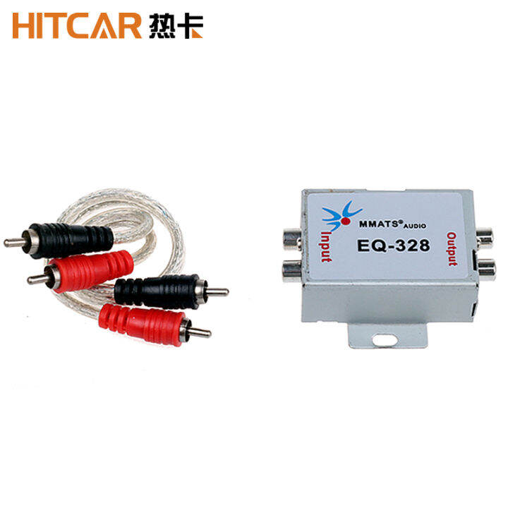 12V Vehicle Car Audio Amplifier Amp Noise Filter RCA Plug LOOP ISOLATOR for DVD Stereos Head