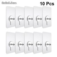 【cw】 10Pcs Punch Free Screw Stickers Wall Picture Hook Wall Hooks For Hanging Picture Home Decor Bathroom Kitchen Storage Accessories